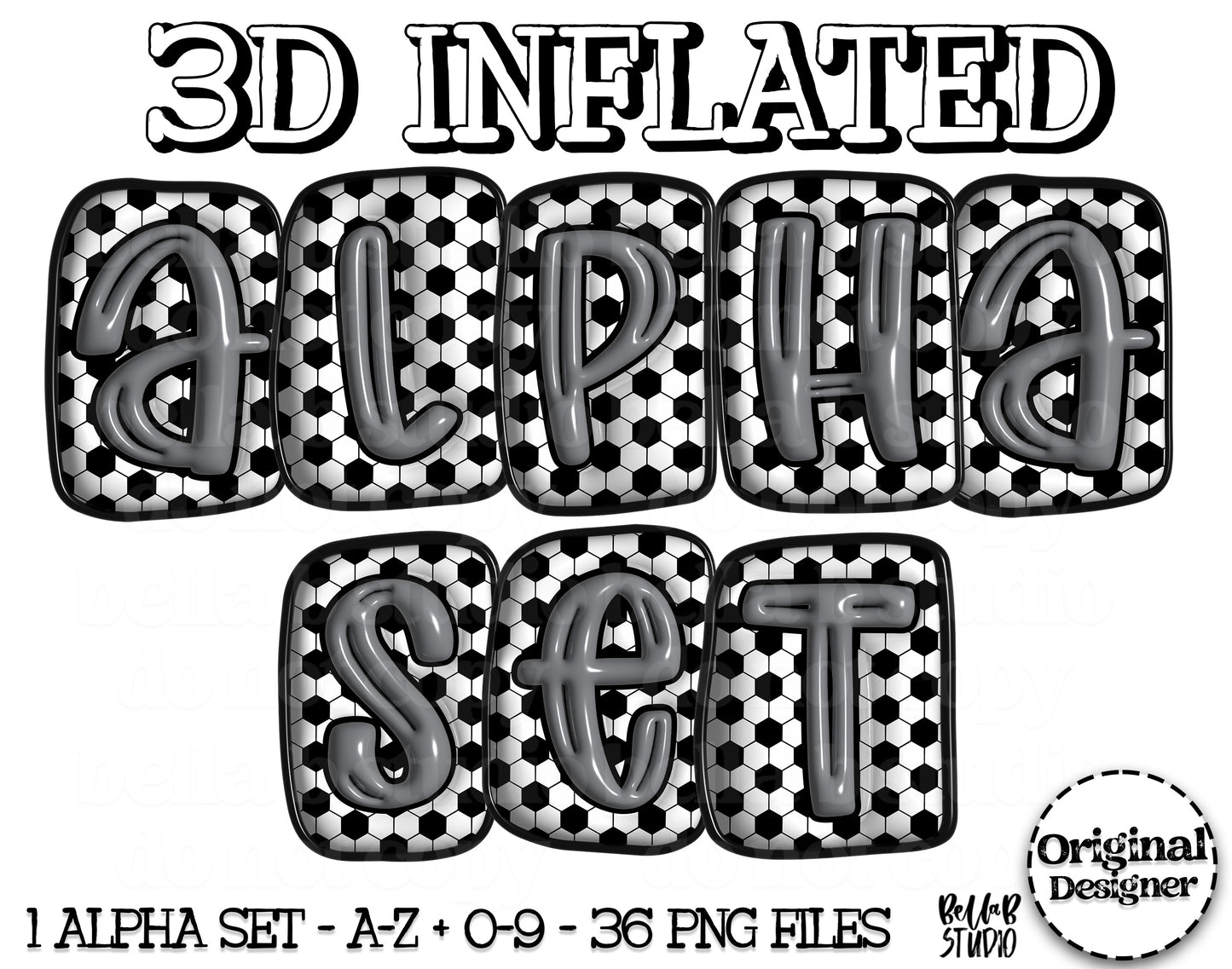 3D Inflated Soccer Alpha Bundle