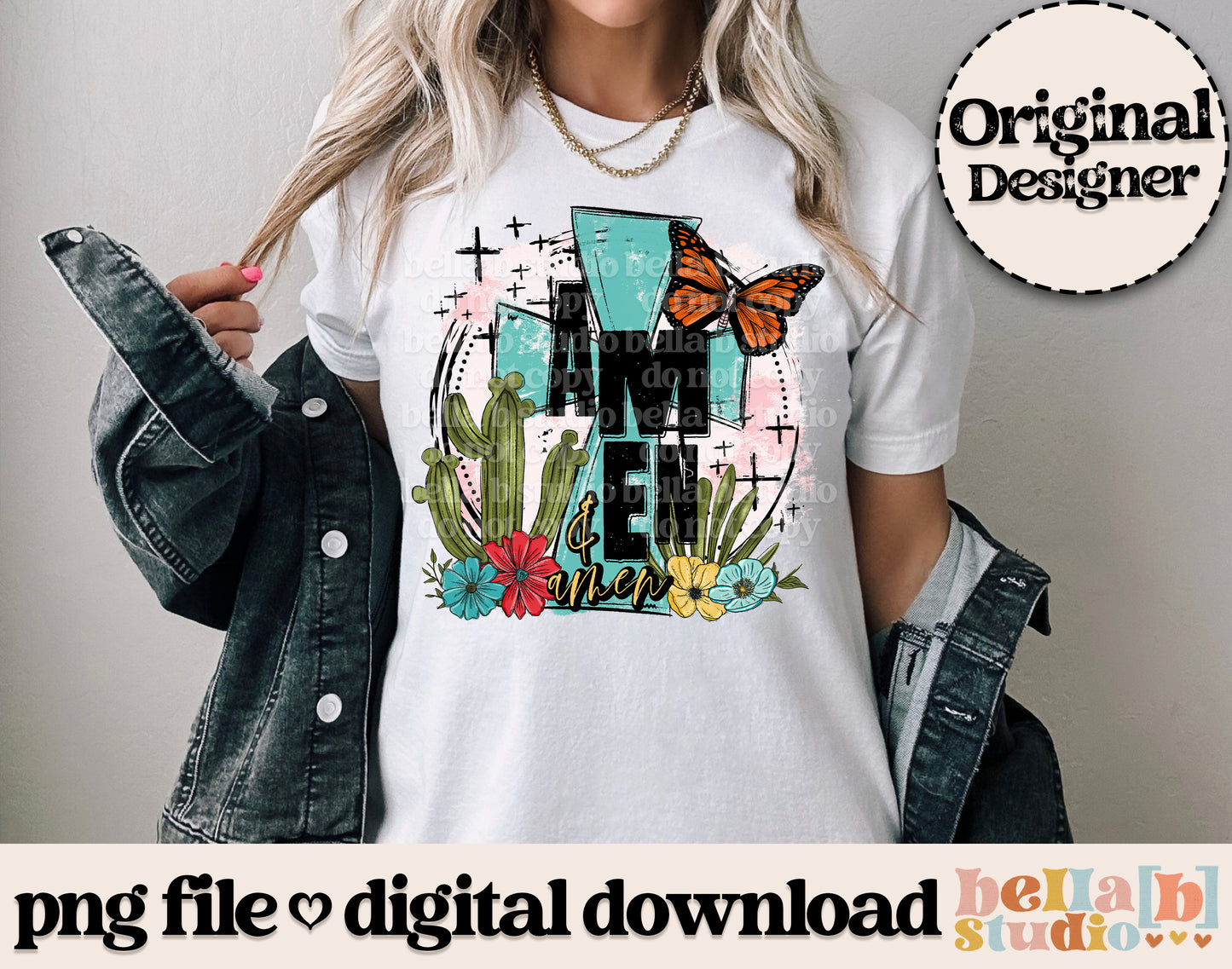 Amen And Amen PNG Design