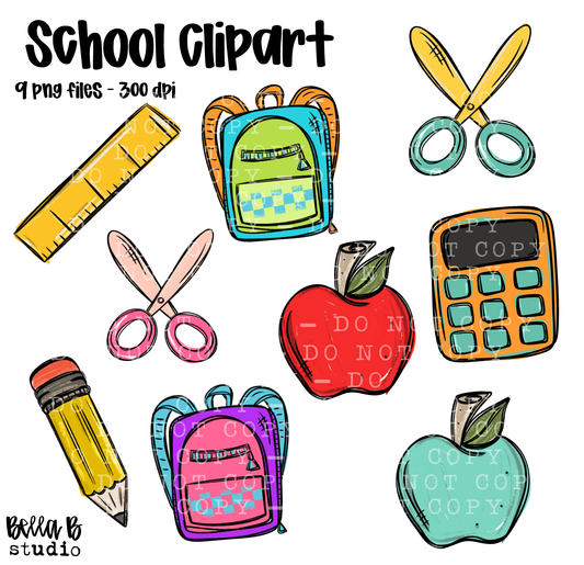School Elements/Clipart Bundle