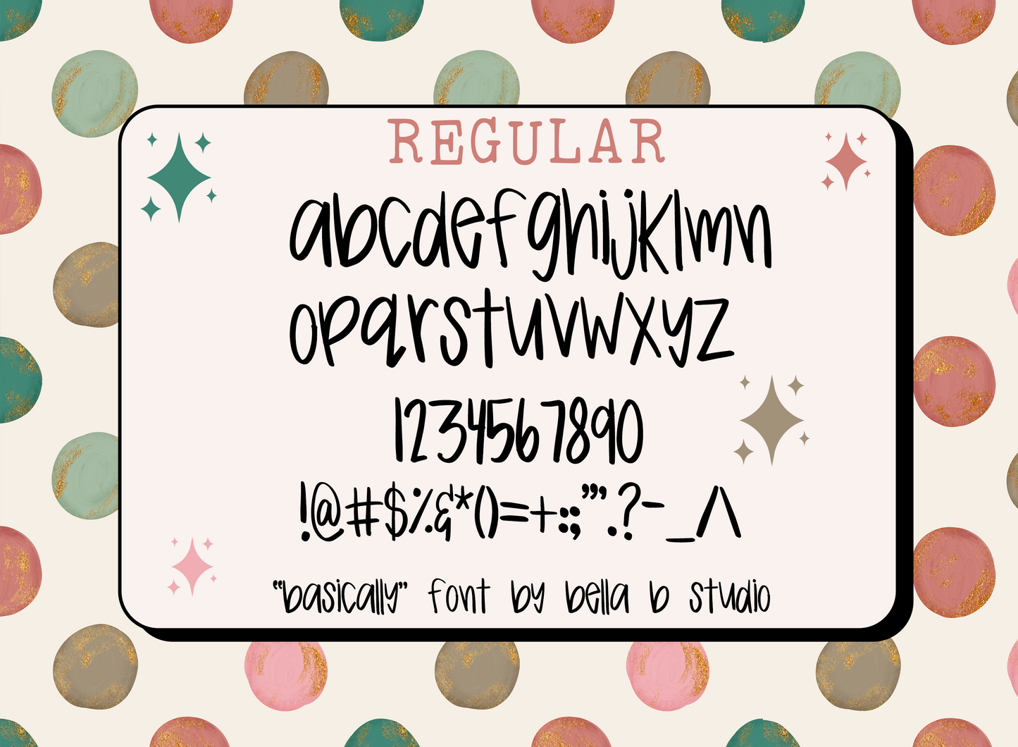 Basically - A Basic But Cute Lowercase Font