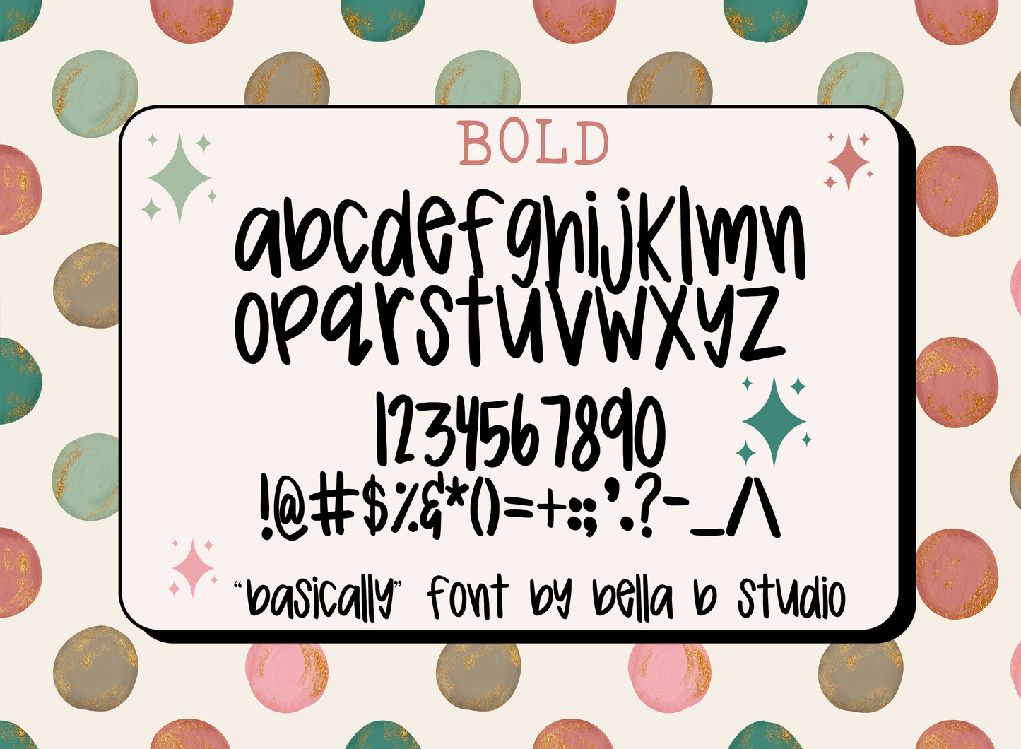 Basically - A Basic But Cute Lowercase Font