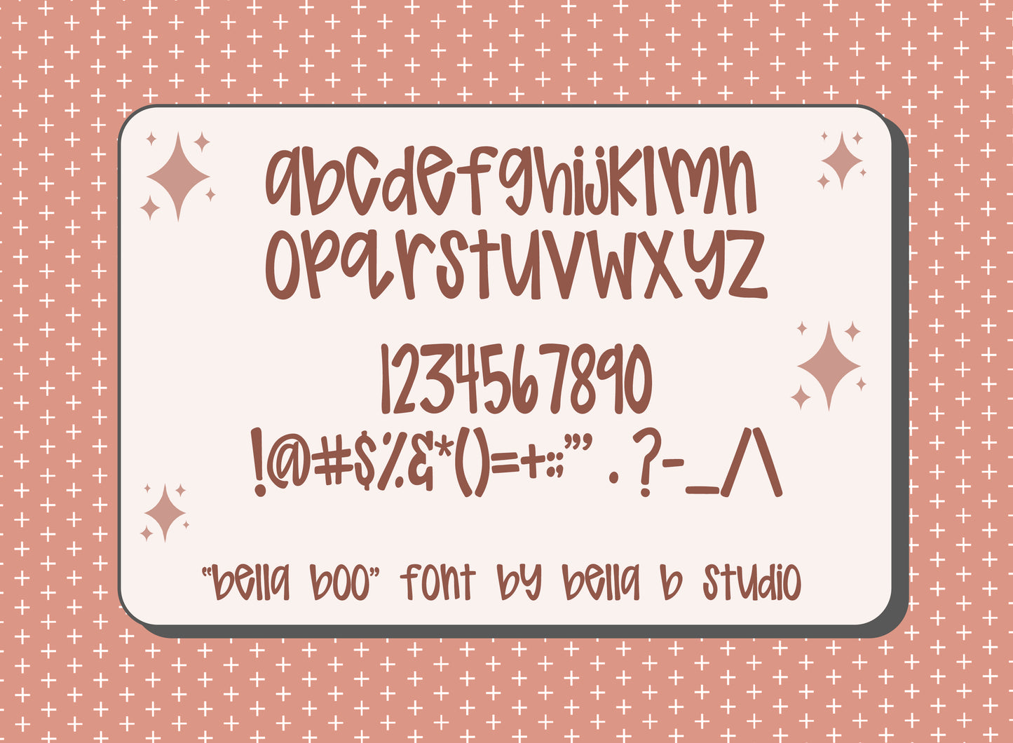 Bella Boo - A Cute Lowercase Font