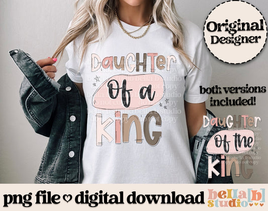 Daughter Of A King PNG Design