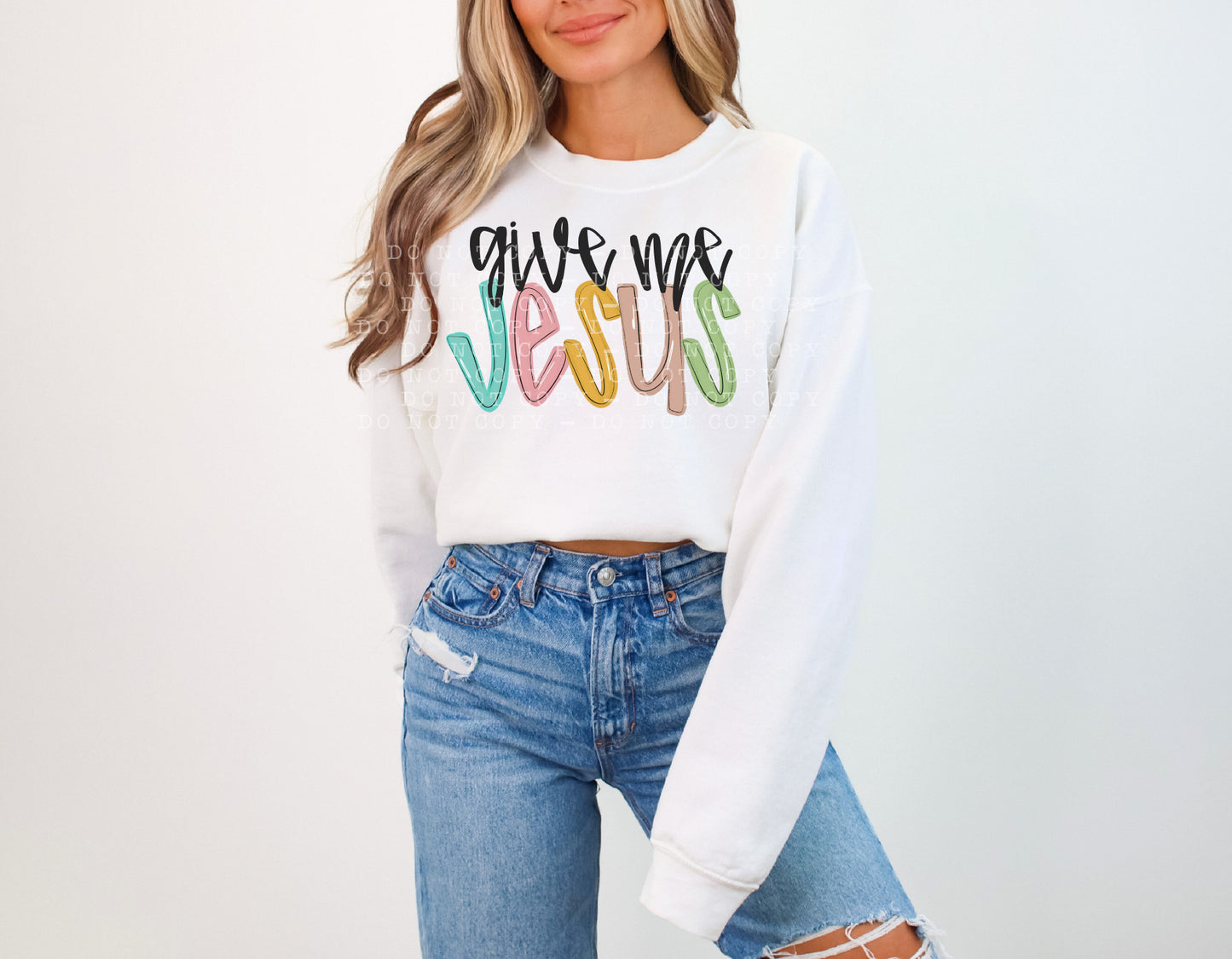 Give Me Jesus PNG Design