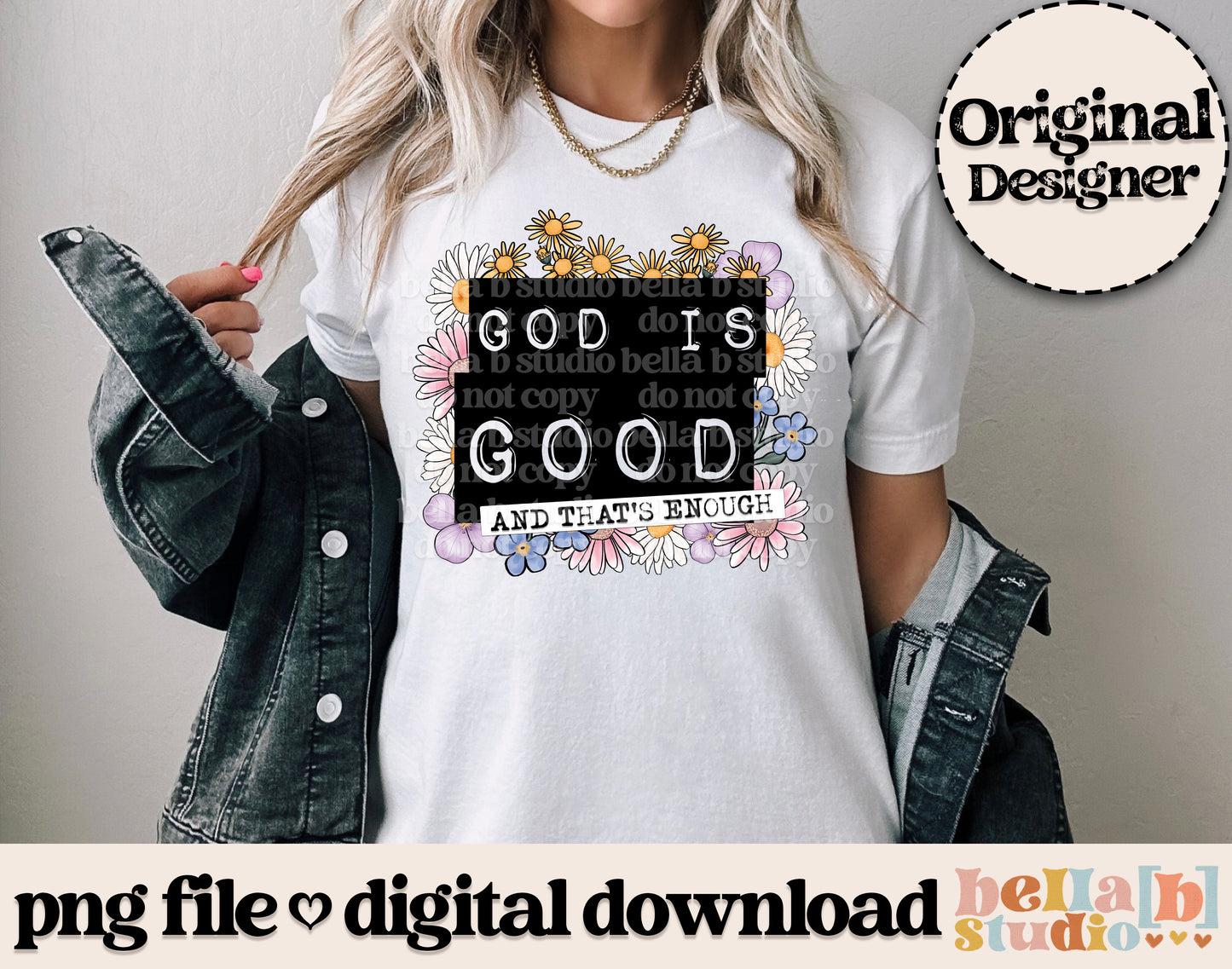 God Is Good PNG Design