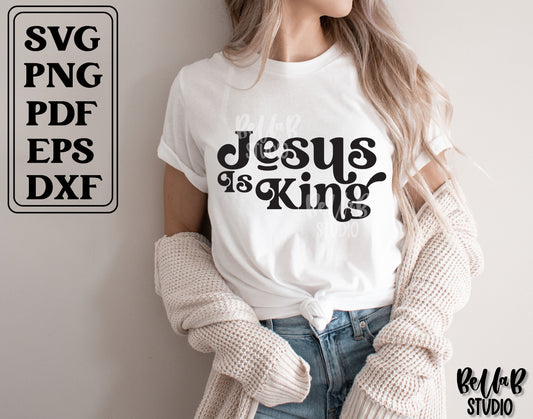 Jesus Is King SVG File