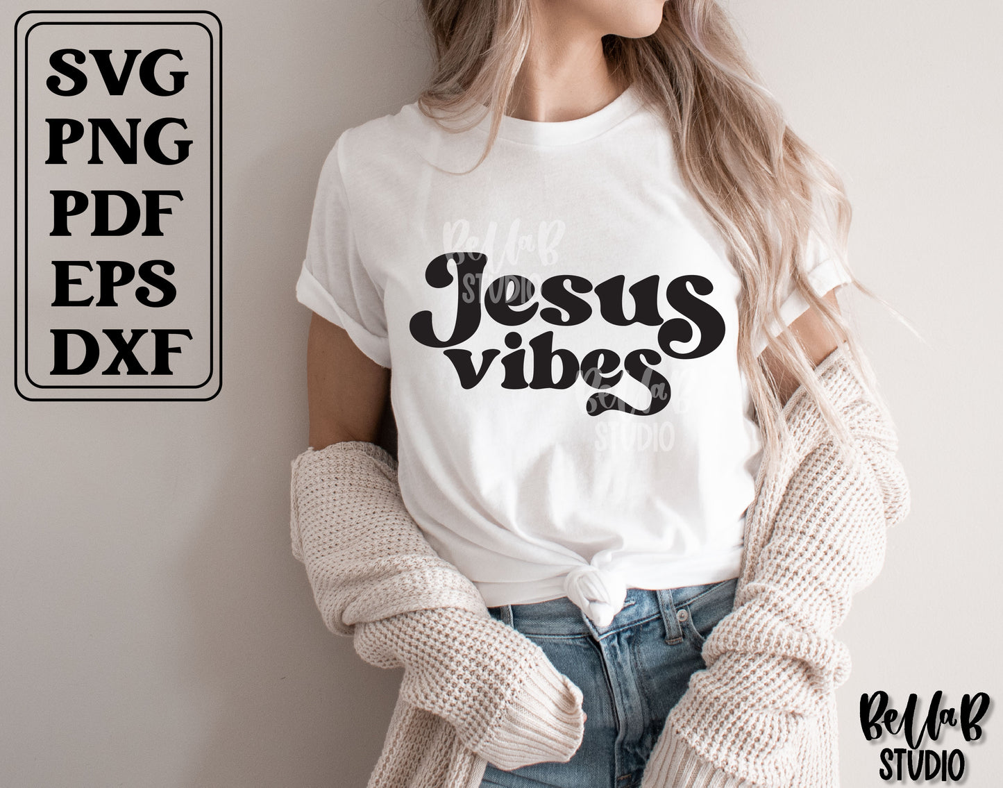Jesus Vibes SVG File