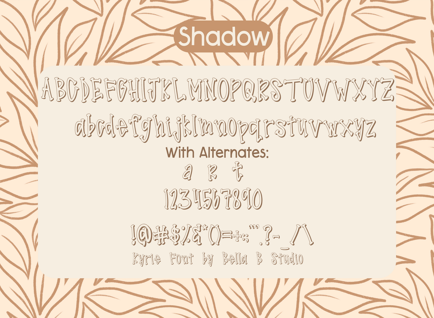 Kyrie ALL 5 FONT FAMILY - A Funky Serif Font