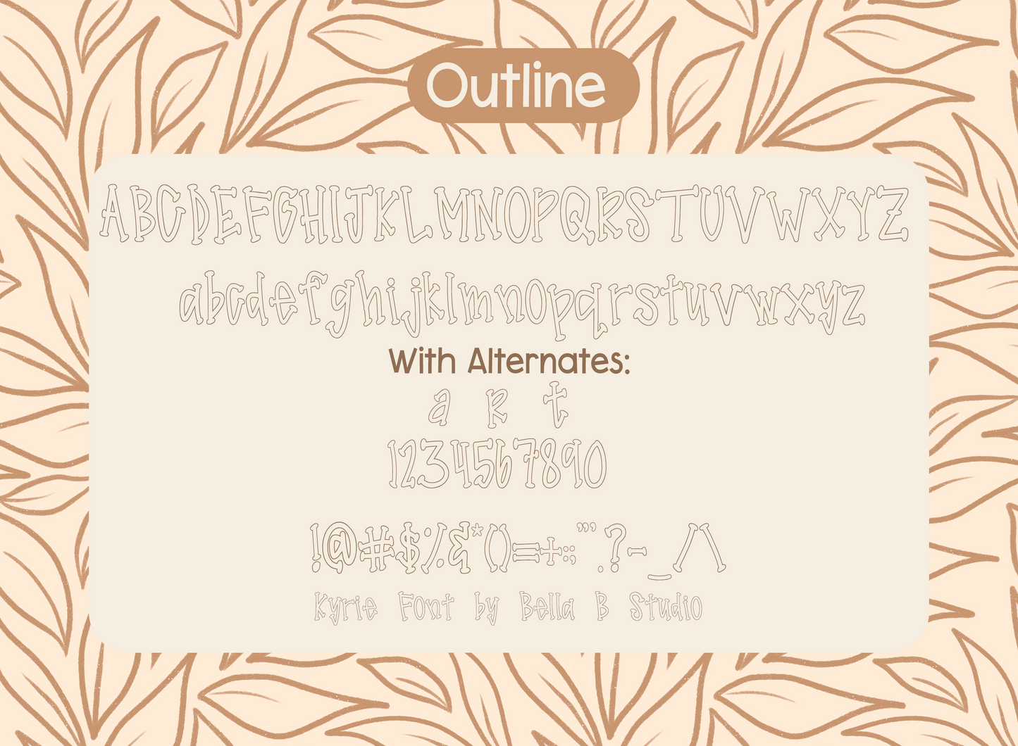 Kyrie ALL 5 FONT FAMILY - A Funky Serif Font