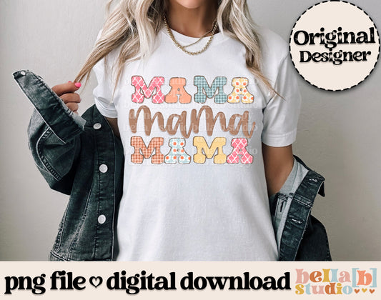 Mama Pastel Spring Western PNG Design