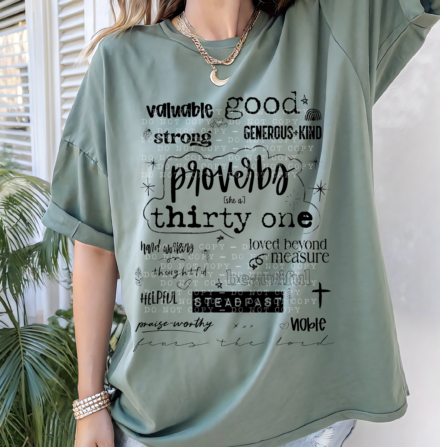 Proverbs 31 PNG Design