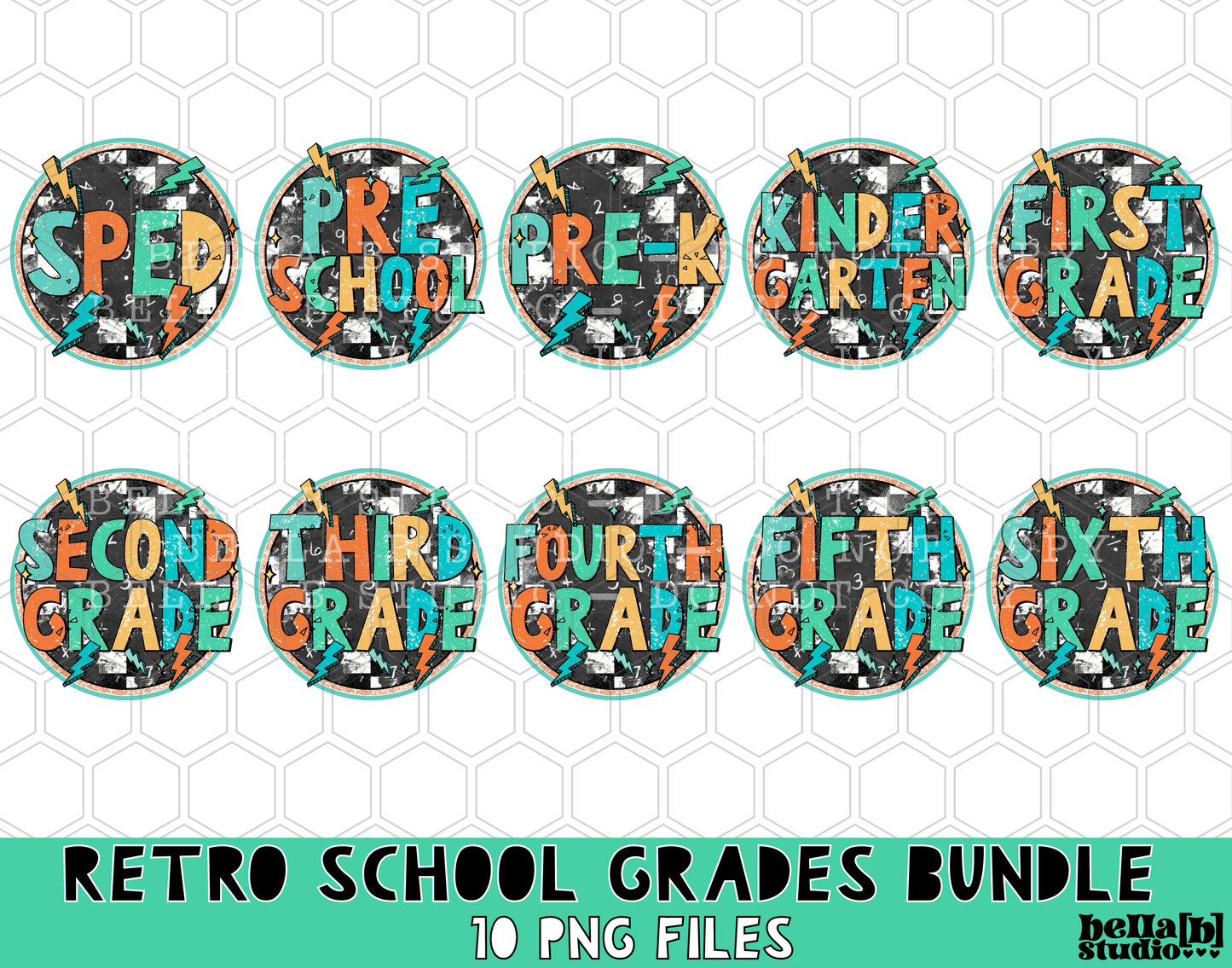 Retro Bolts School Grade BUNDLE