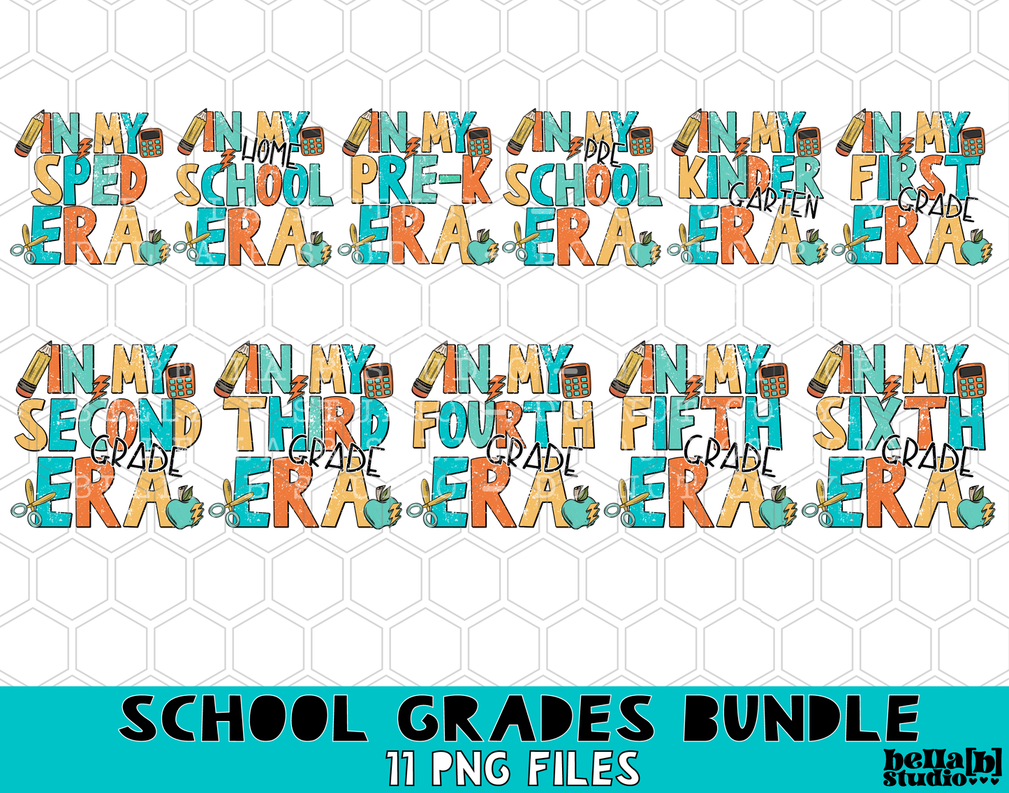 Boys School Grades ERA BUNDLE