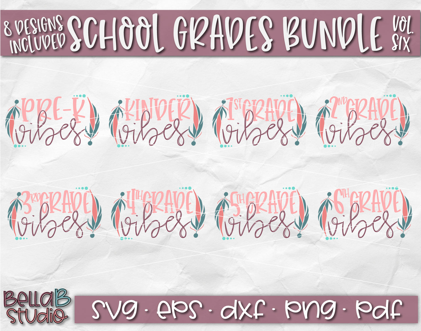 School Grades Vibes SVG Bundle