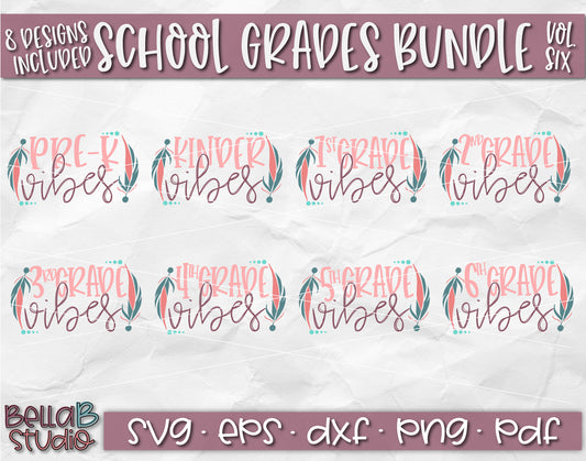 School Grades Vibes SVG Bundle