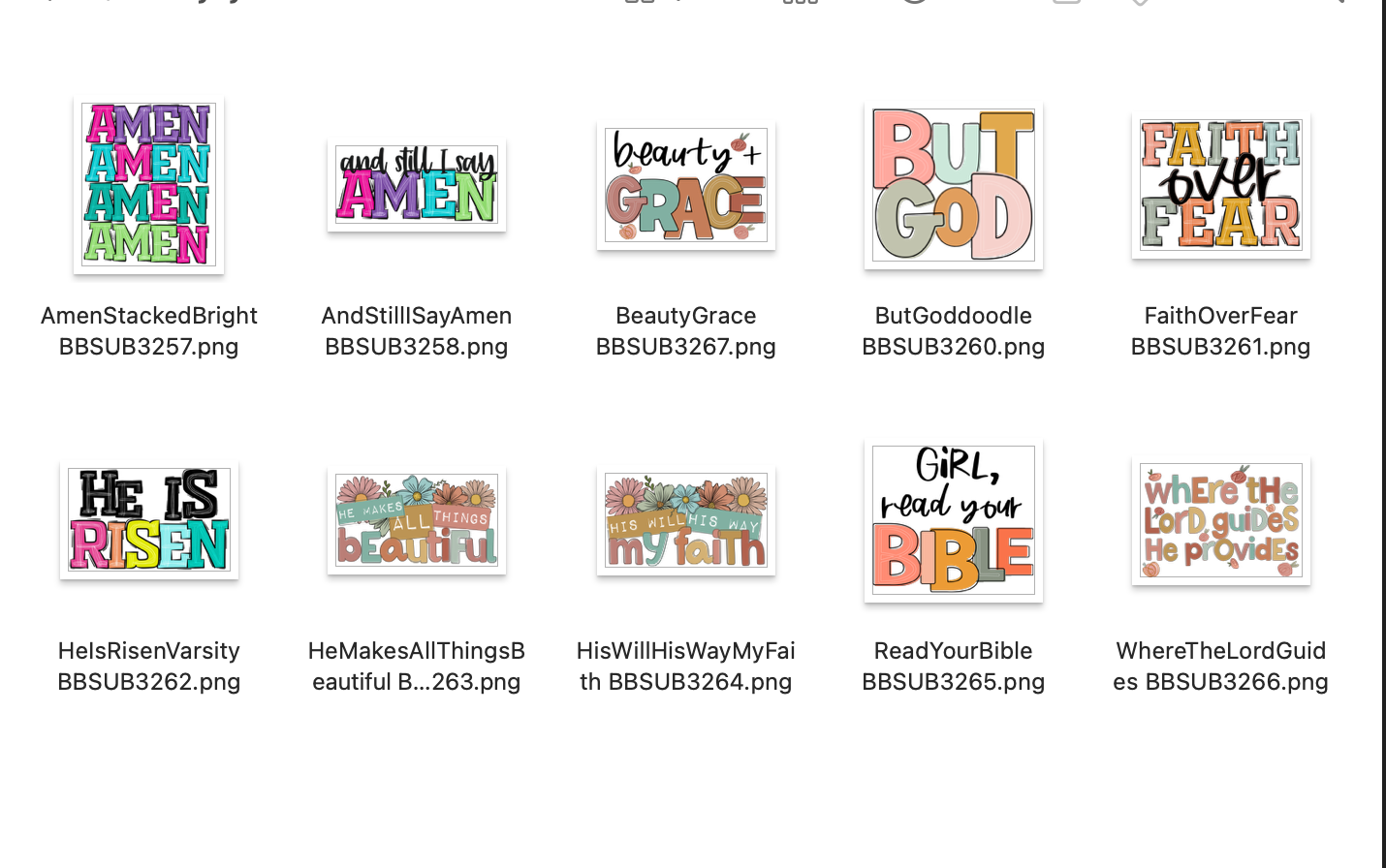 FRIYAY Bundle - FEB 16 - 10 PNG Designs