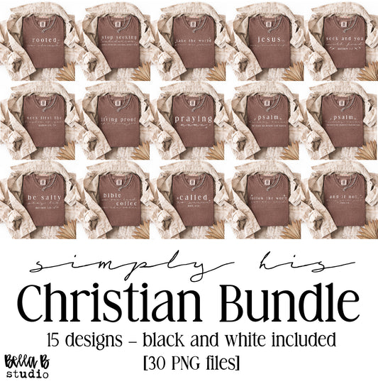Simply HIS Christian PNG Bundle