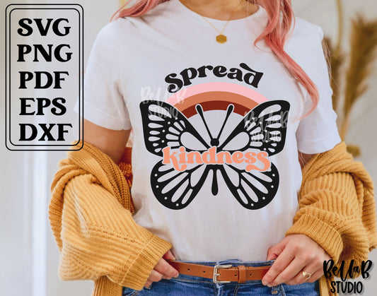 Spread Kindness Butterfly SVG File