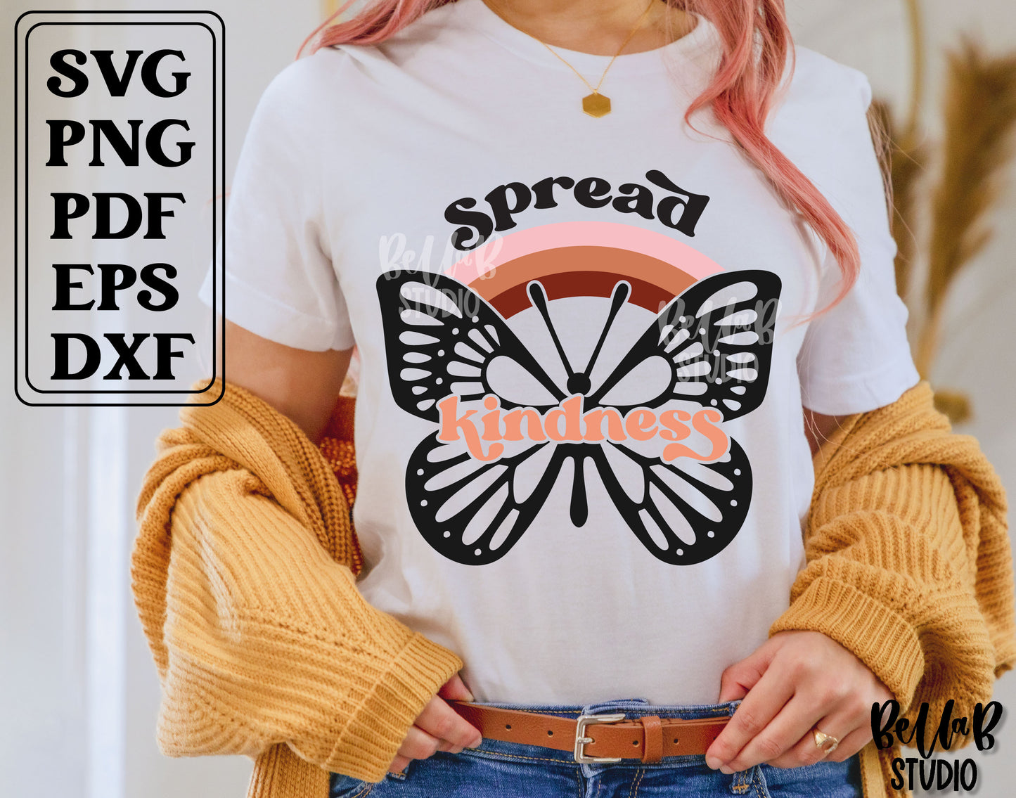 Spread Kindness Butterfly SVG File