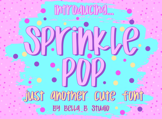 Sprinkle Pop Font