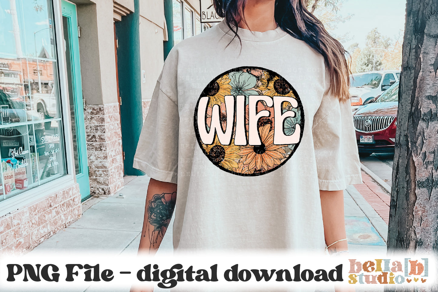 Floral Mama PNG Sublimation Design