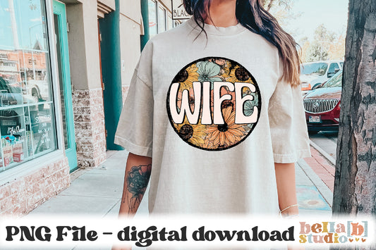 Floral Mama PNG Sublimation Design