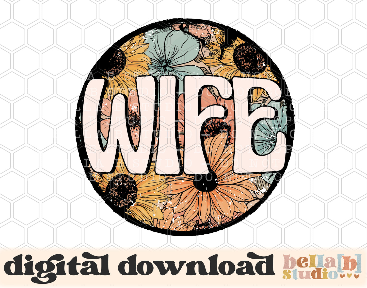 Floral Mama PNG Sublimation Design