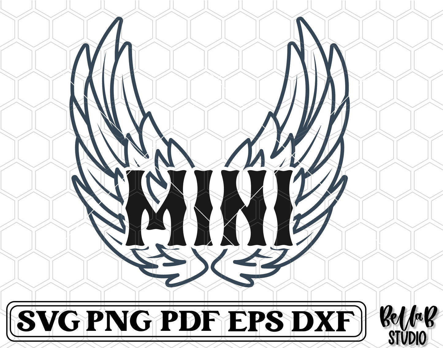 Mini With Wings SVG File