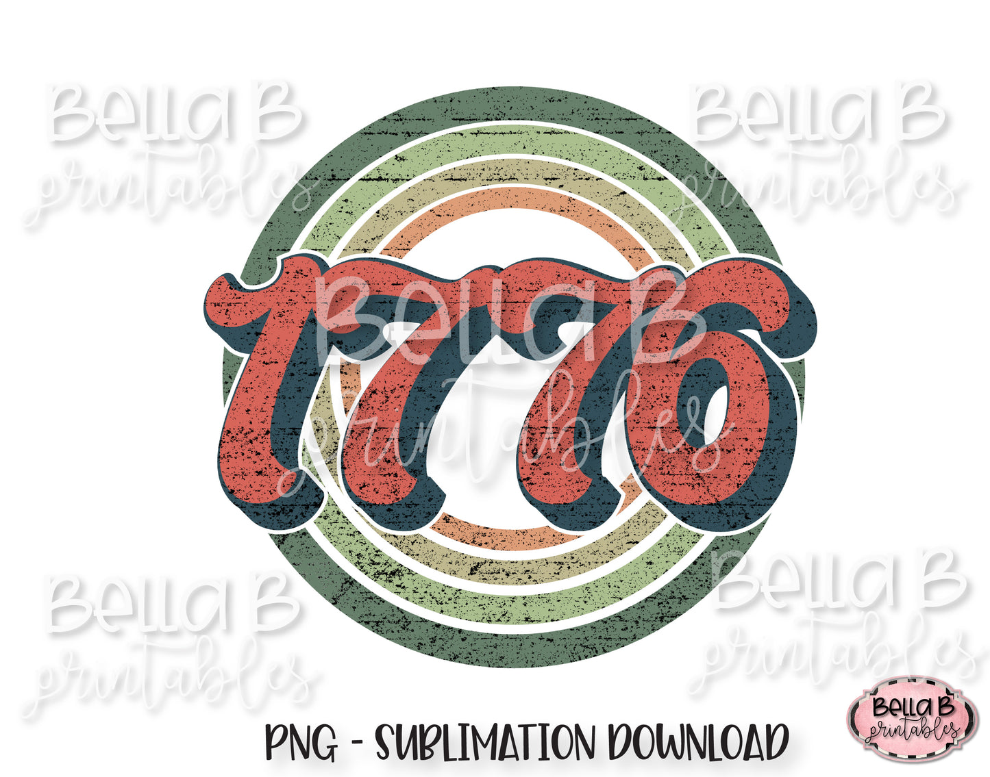 Vintage 1776 PNG, Retro America Sublimation Design