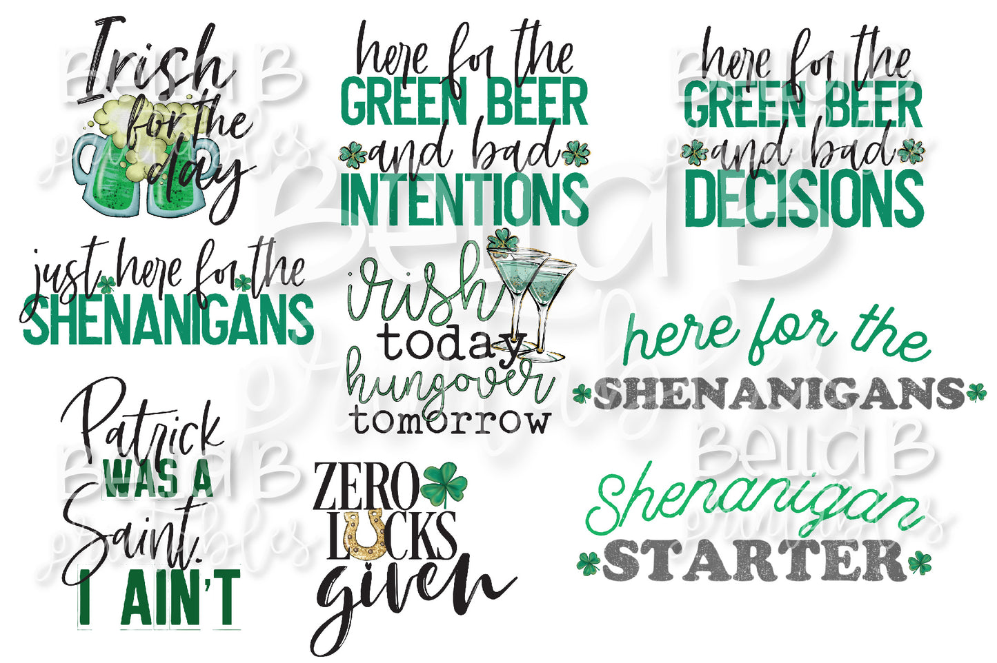 St Patricks Day Sublimation Bundle