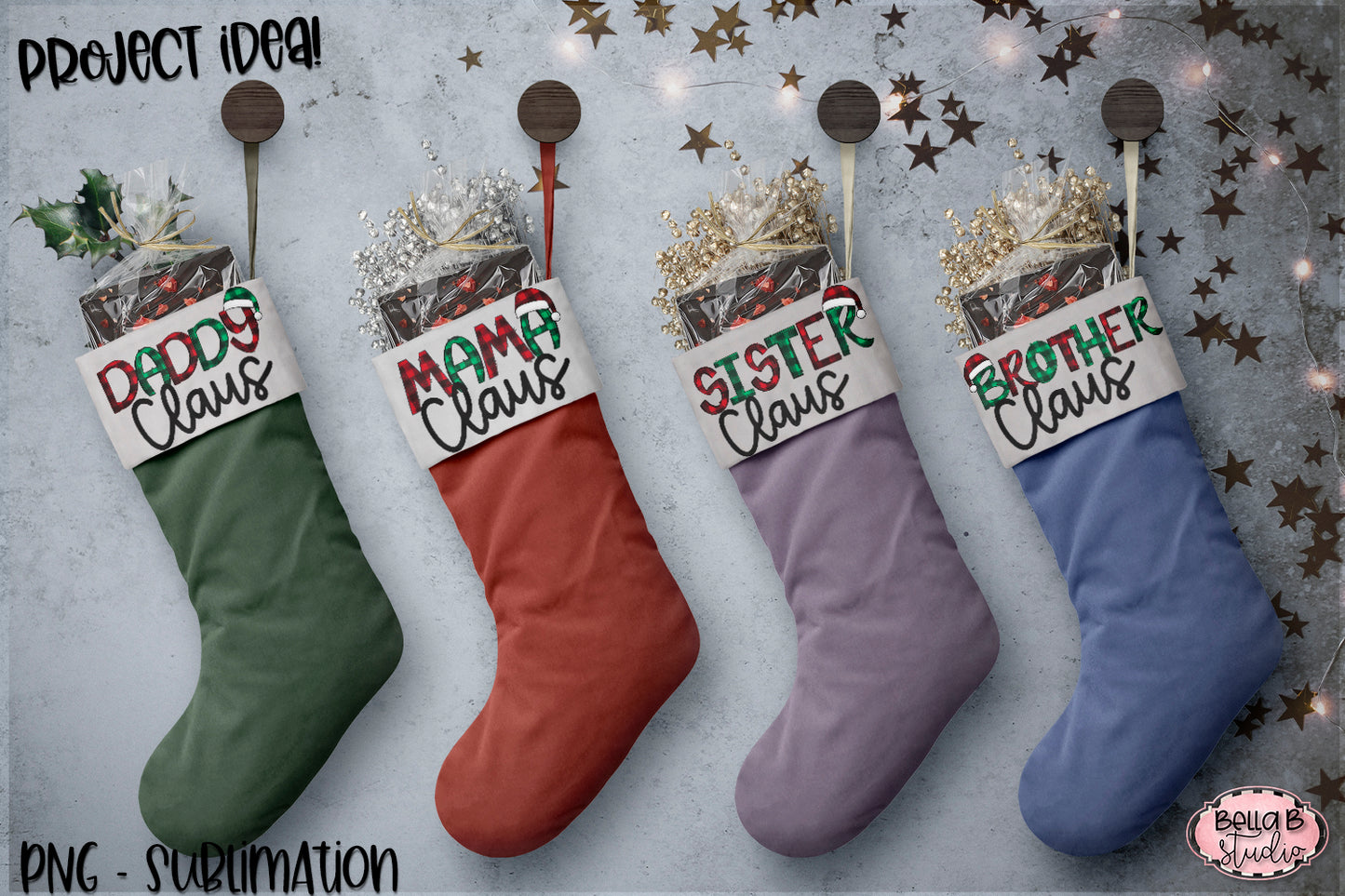 Mamaw Claus Sublimation Design