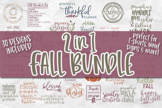 Autumn, Fall Quotes SVG Bundle