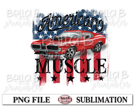 American Muscle Sublimation Design