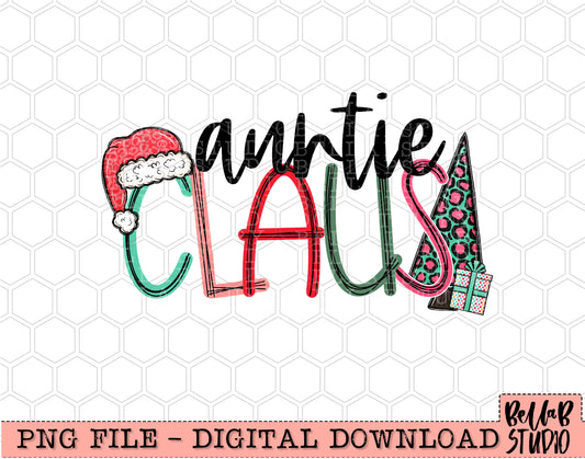 Auntie Claus PNG Design