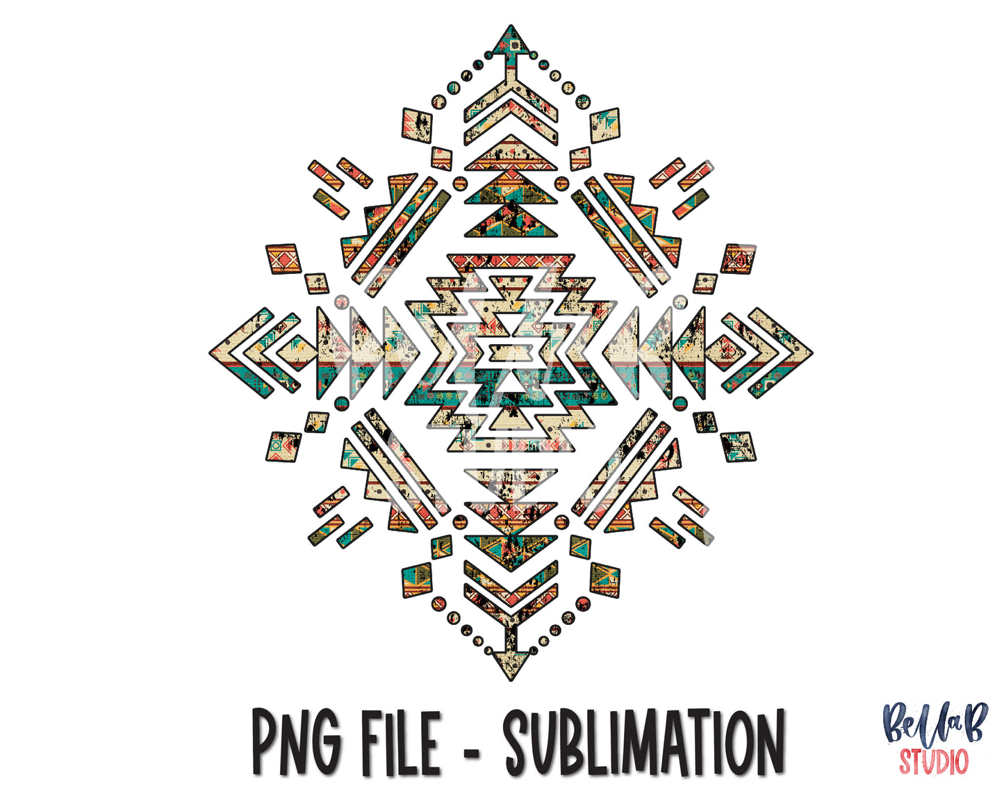 Tribal Aztec Sublimation Design