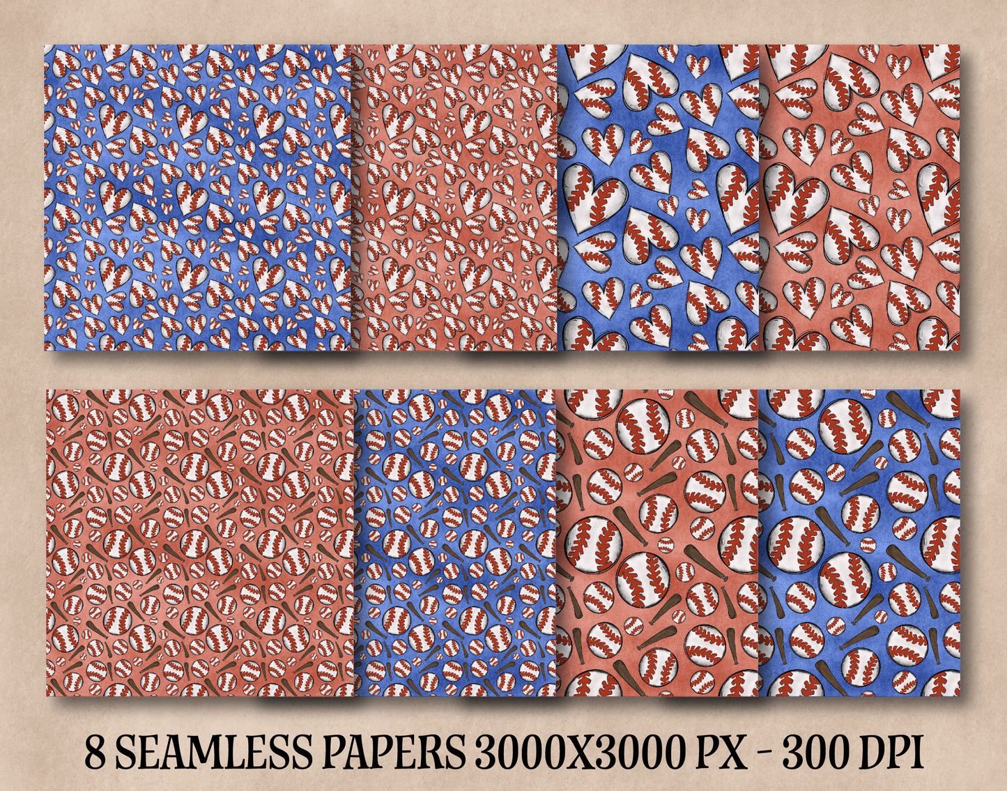 Baseball Clipart/Elements Bundle