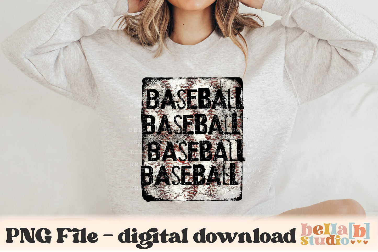 Baseball Grunge PNG Design