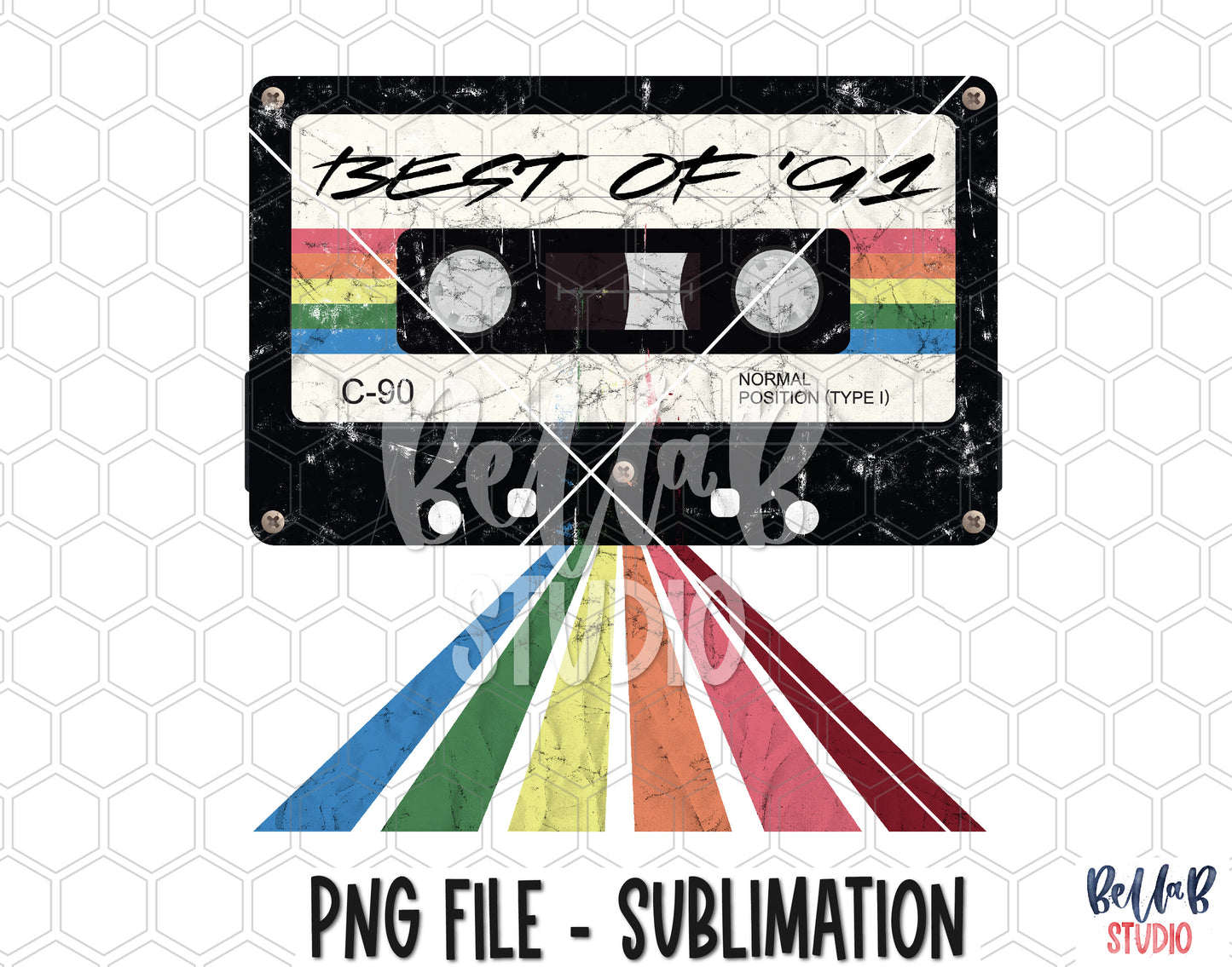 Best Of 91 Mixtape Sublimation Design