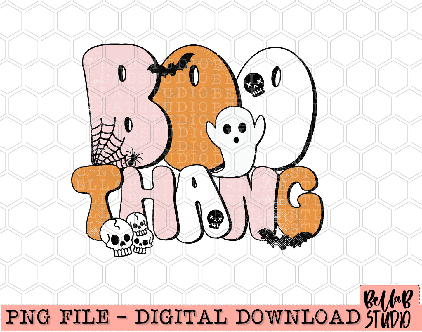 BOO Thang PNG Design