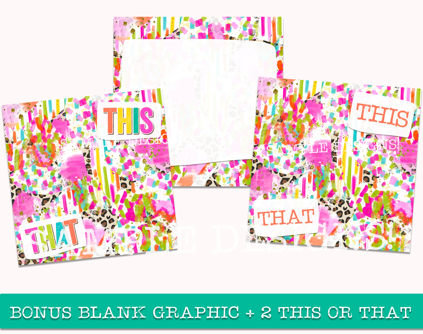 Custom Logo or Design - Bright Strokes Theme