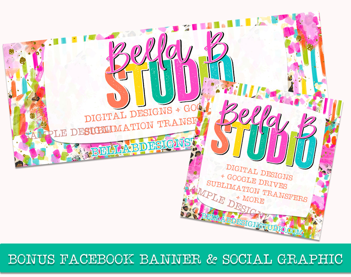 Custom Logo or Design - Bright Strokes Theme