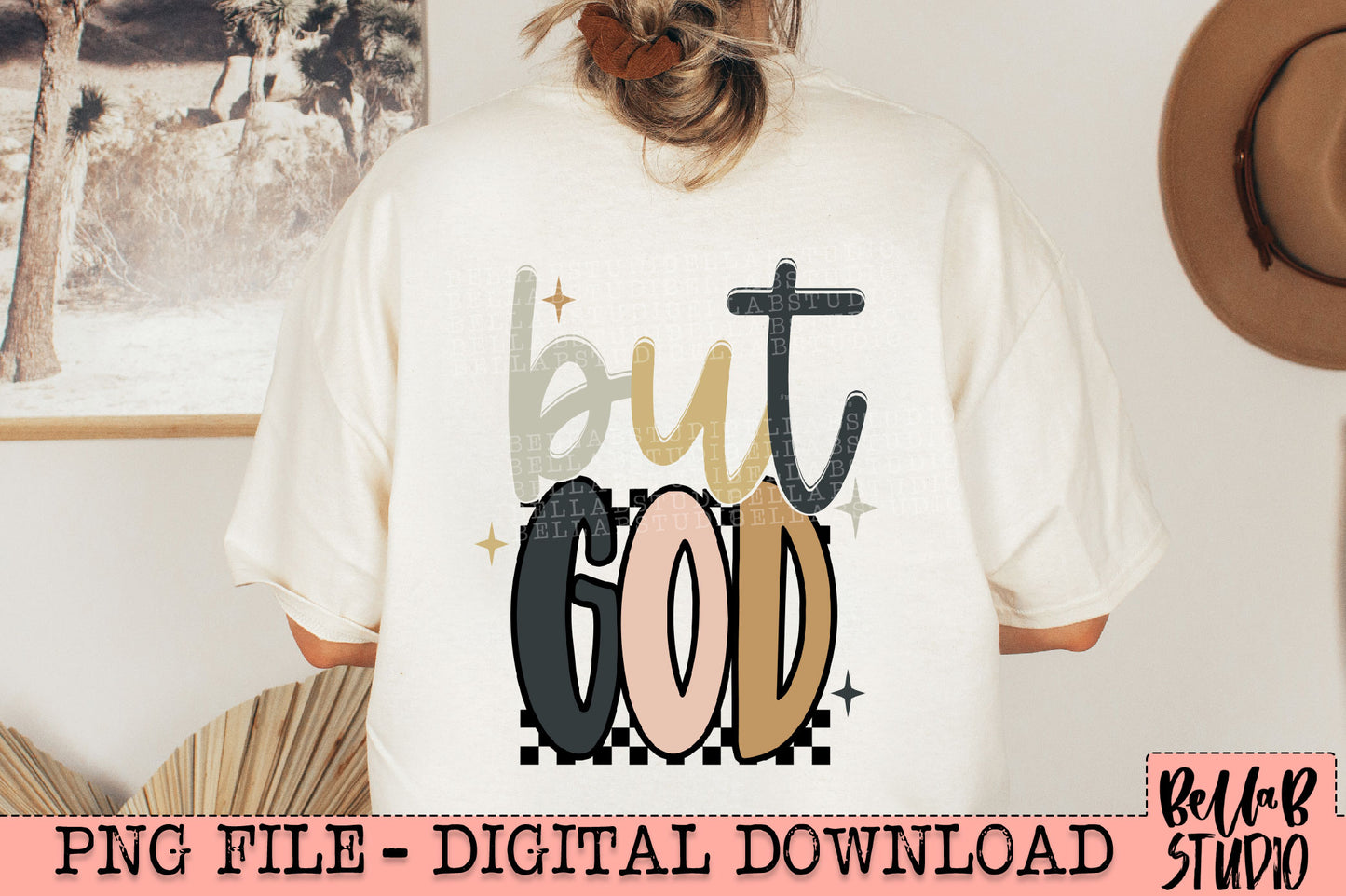 But God PNG Design