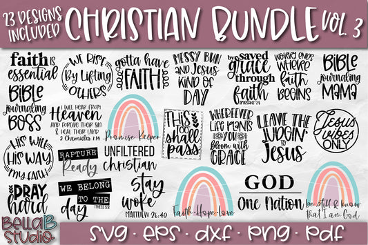 Christian Quotes SVG Bundle