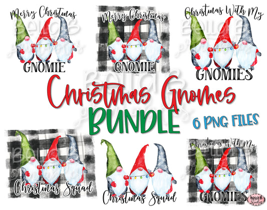 Christmas Gnomes Sublimation Bundle