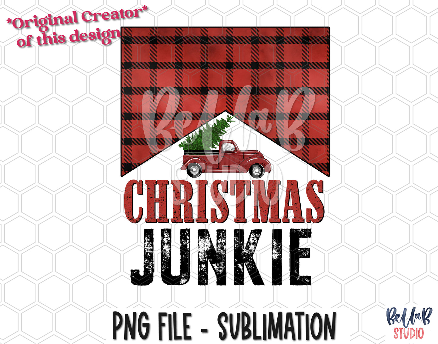 Western - Christmas Junkie Sublimation Design