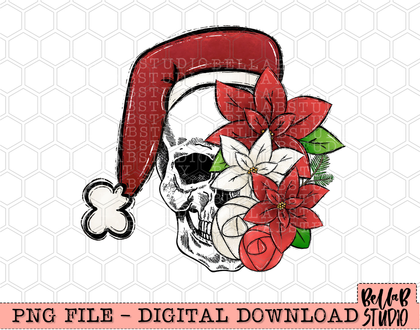 Christmas Skellie PNG Design