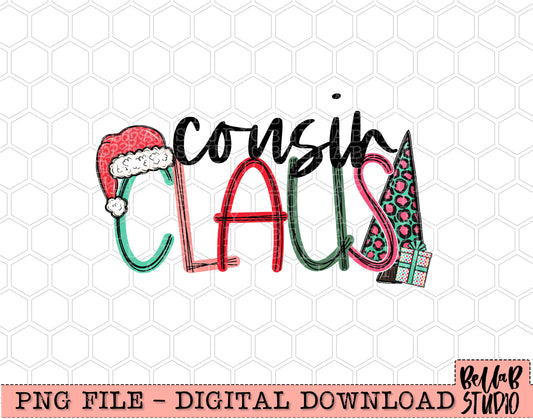 Cousin Claus PNG Design
