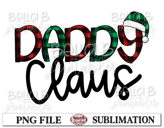 Daddy Claus Sublimation Design