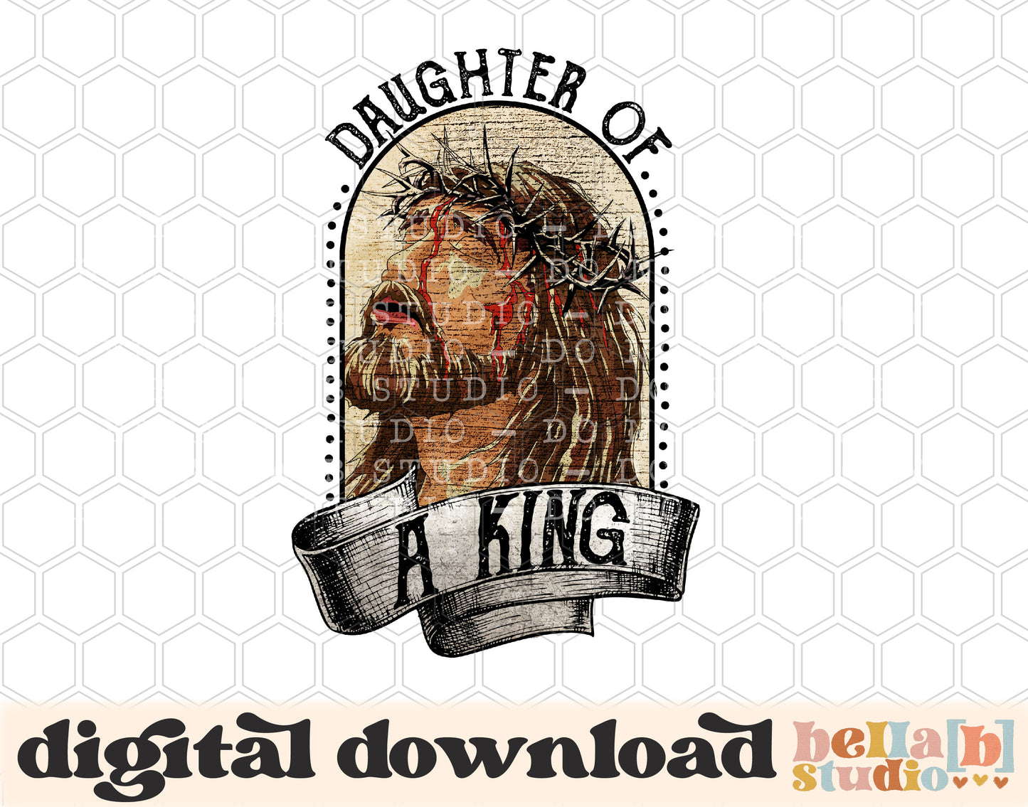 Daughter Of a King PNG Design