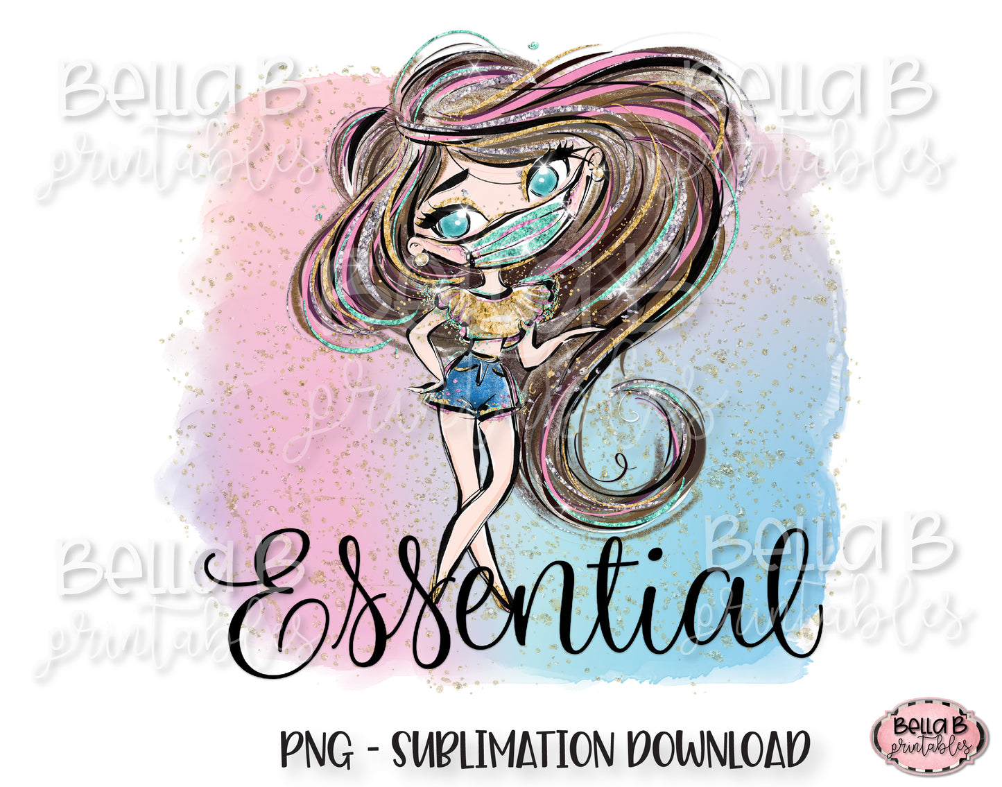 Essential Worker Sublimation Design, Essential Employee